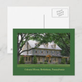 Carte Postale Maison coloniale (Devant / Derrière)