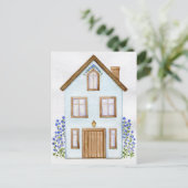 Carte postale maison confortable (Debout devant)
