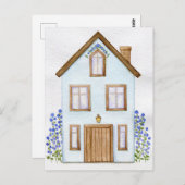 Carte postale maison confortable (Devant / Derrière)