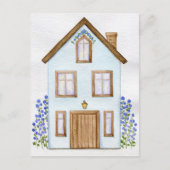 Carte postale maison confortable (Devant)