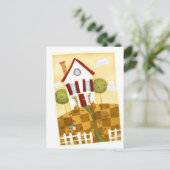 Carte Postale maison cuite (Debout devant)