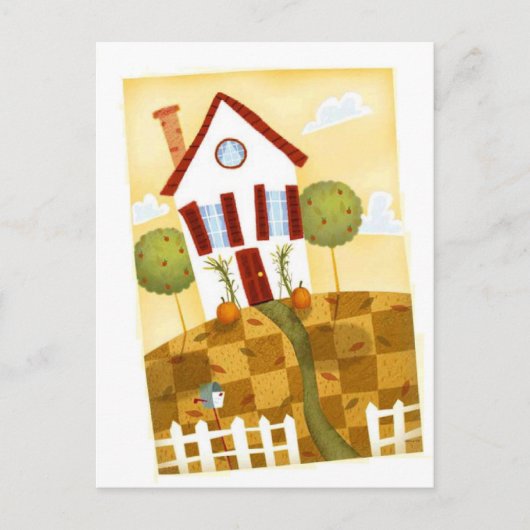 Carte Postale maison cuite (Devant)