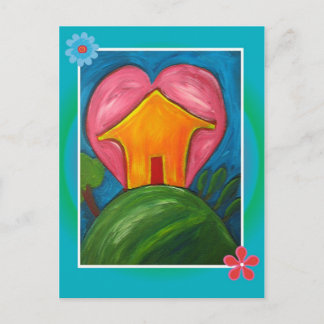 Carte Postale Maison d'amour