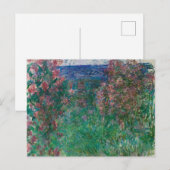 Carte Postale Maison dans les roses, Monet (Devant / Derrière)