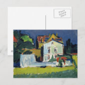 Carte Postale Maison dans un paysage (Devant / Derrière)