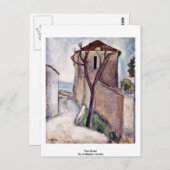 Carte Postale Maison D'Arbre De Modigliani Amedeo (Devant / Derrière)