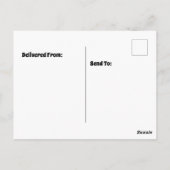 Carte Postale Maison d'arbre ronde (Dos)