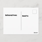 Carte Postale Maison d'arbre ronde (Dos)