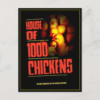Carte Postale MAISON de 1000 POULETS