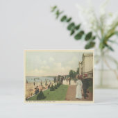 Carte Postale Maison de bains vintage de Detroit (Debout devant)