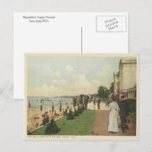 Carte Postale Maison de bains vintage de Detroit (Devant / Derrière)