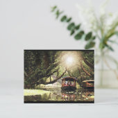 Carte Postale Maison de bateau du Kerala (Debout devant)