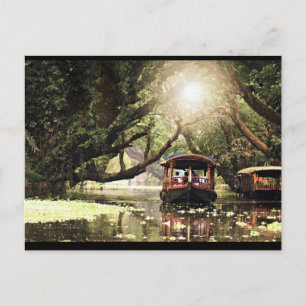 Carte Postale Maison de bateau du Kerala