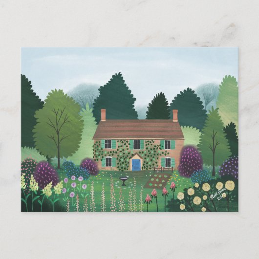Carte Postale Maison de campagne anglaise (Devant)