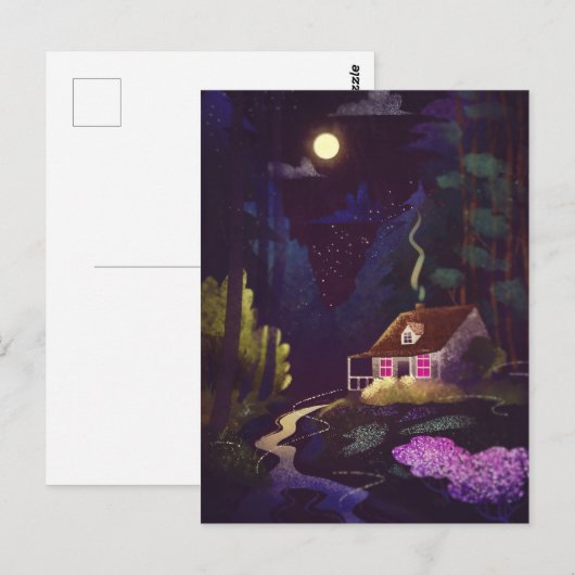 Carte Postale Maison de campagne confortable (Devant / Derrière)