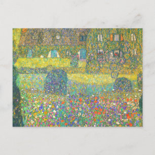 Carte Postale Maison de campagne Gustav Klimt par l'Attersee