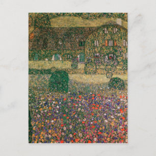 Carte Postale Maison de campagne par l'Attersee, vers 1914