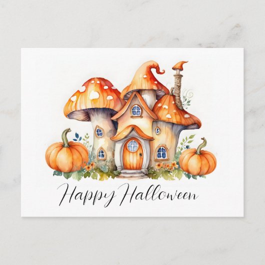 Carte Postale Maison de champignons (Devant)
