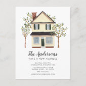 Carte Postale Maison de charme | Faire-part de déplacement (Devant)