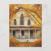 Carte Postale Maison de charpentier néo-gothique fantastique  (Devant)