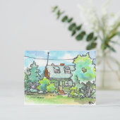 Carte Postale Maison de cottage sur 89 (Debout devant)