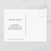 Carte Postale Maison de couleur Arrière - plan modifiable Nous a (Dos)