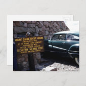 Carte Postale Maison de crête du Mont Evans Colorado (Devant / Derrière)