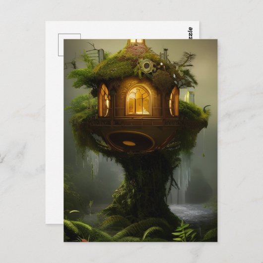 Carte Postale Maison de Fée Moussu (Devant / Derrière)