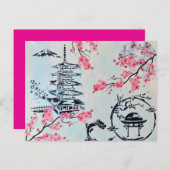 Carte Postale Maison de Geisha (Devant / Derrière)