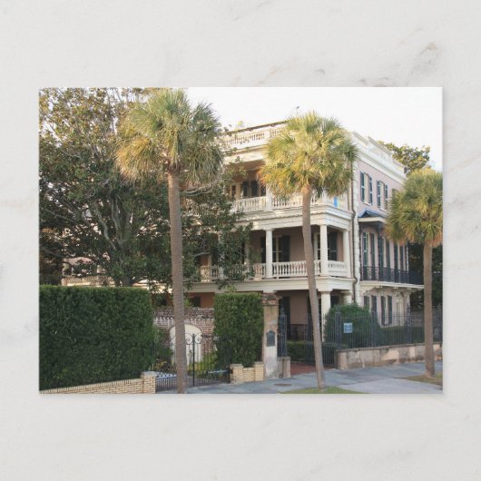 Carte Postale Maison de la Caroline du Sud (Devant)