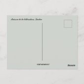 Carte Postale Maison de la Litérature Québec Canada (Dos)