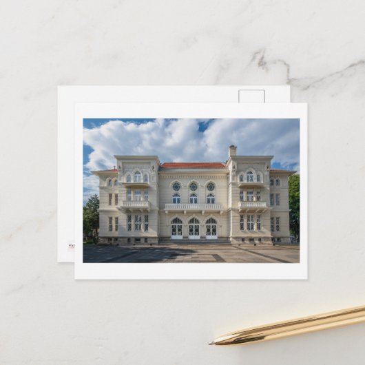 Carte Postale Maison de l'Armée - Bitola, Macédoine   (Devant/Arrière en situation)