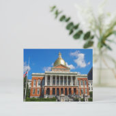 Carte Postale Maison de l'État de Boston (Debout devant)