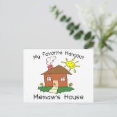 Carte Postale Maison de Memaw Hangout favori (Debout devant)