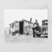 Carte Postale Maison de migrants 1937. (Devant)