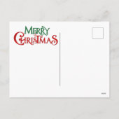 Carte postale Maison de Noël (Dos)