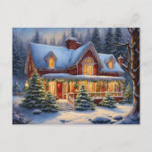 Carte postale Maison de Noël (Devant)