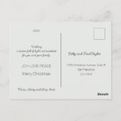 Carte Postale Maison de Noël portugaise avec Rooster Salutations (Dos)