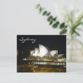 Carte Postale maison de nuit de sydney (Debout devant)