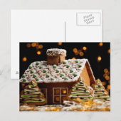 Carte Postale Maison de pain d'épices (Devant / Derrière)