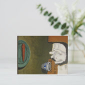 Carte Postale maison de poètes (Debout devant)