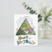 Carte Postale Maison de poulet (Debout devant)