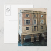 Carte Postale Maison de poupée anglaise avec balcon (Devant / Derrière)