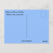 Carte Postale Maison de Sept Gables Salem Massachusetts (Dos)