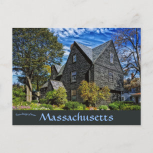 Carte Postale Maison de Sept Gables Salem Massachusetts