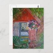 Carte Postale maison de snoopy (Devant / Derrière)