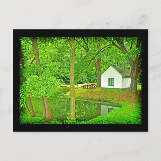 Carte Postale Maison de sorcières (Devant)