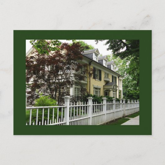 Carte Postale Maison de style Adam datant de la fin du XVIIIe si (Devant)