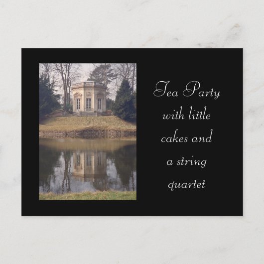 Carte Postale Maison de thé de Versailles (Devant)