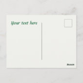 Carte Postale Maison de thé mignonne merci (Dos)